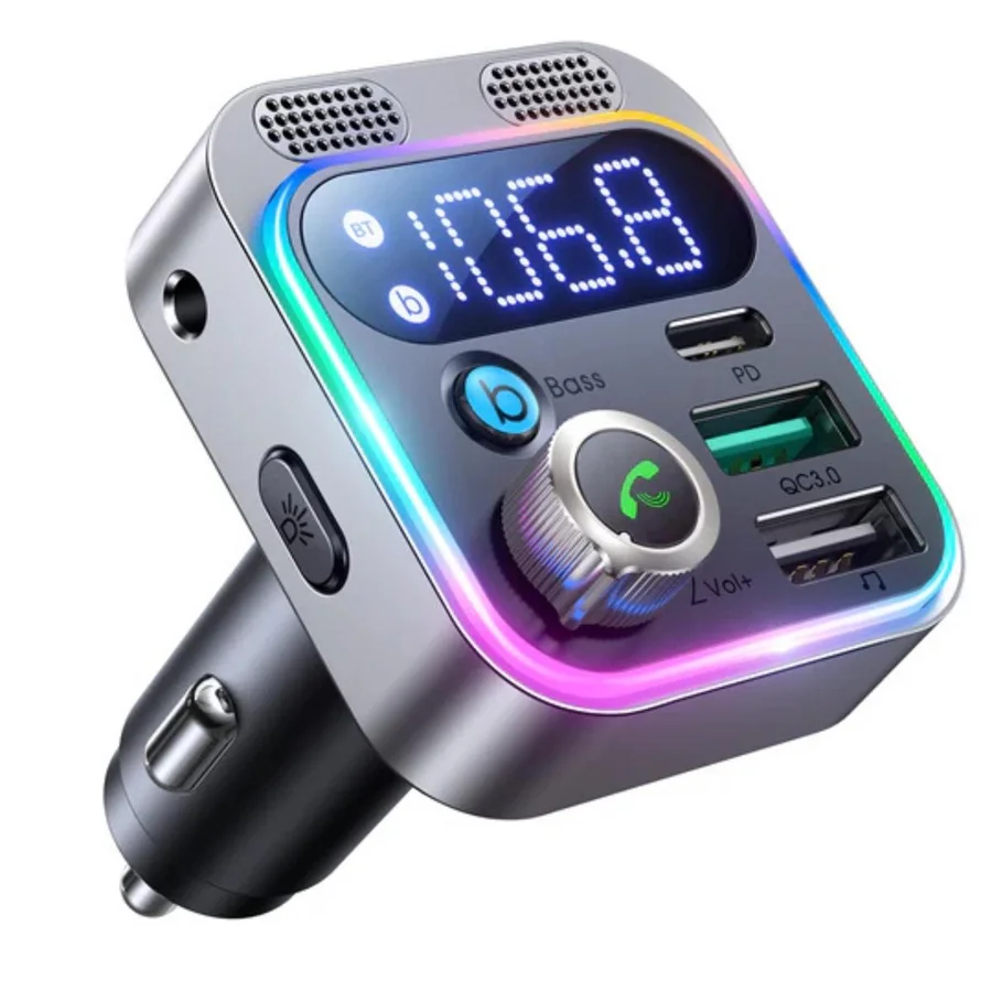 شواحن سيارة JOYROOM — JOYROOM JR-CL16 48W Car Charger MP3 Bluetooth Transmitter
