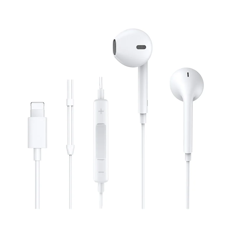 سماعات سلكية JOYROOM — JOYROOM JR-EP3 Lightning Plug&Play Wired Earphone