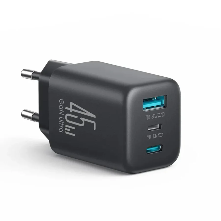 شواحن حائط JOYROOM — JOYROOM JR-TO1 45W GaN Multi-Port Fast Charger