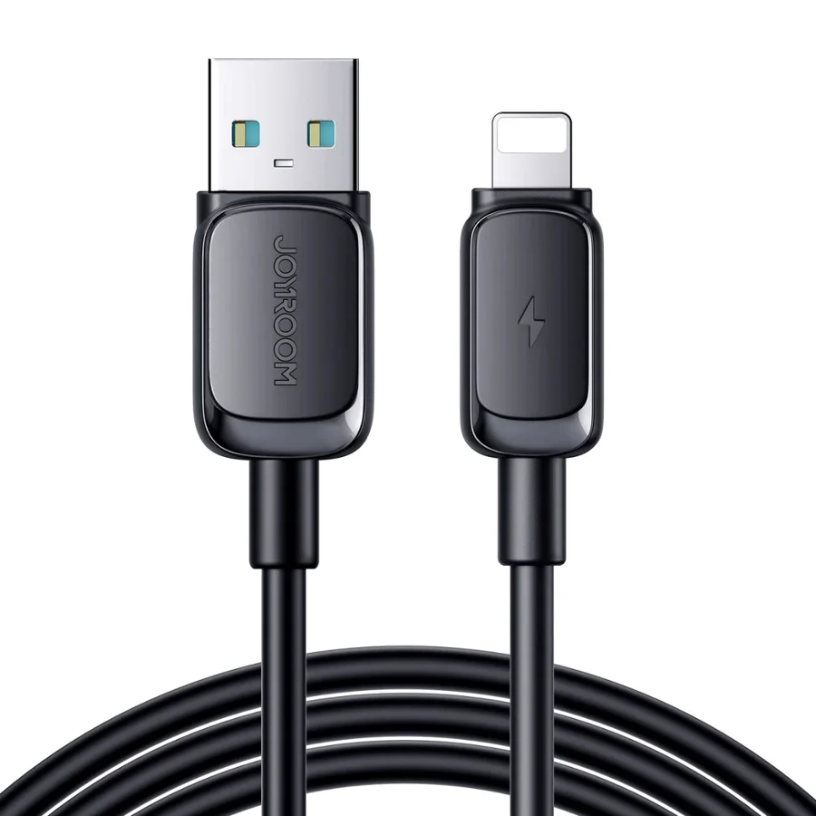كابلات ومحولات شحن JOYROOM — JOYROOM S-A14 Multi-Color Series 3A Fast Charging Data Cable (USB-A to Lightning)1.2m