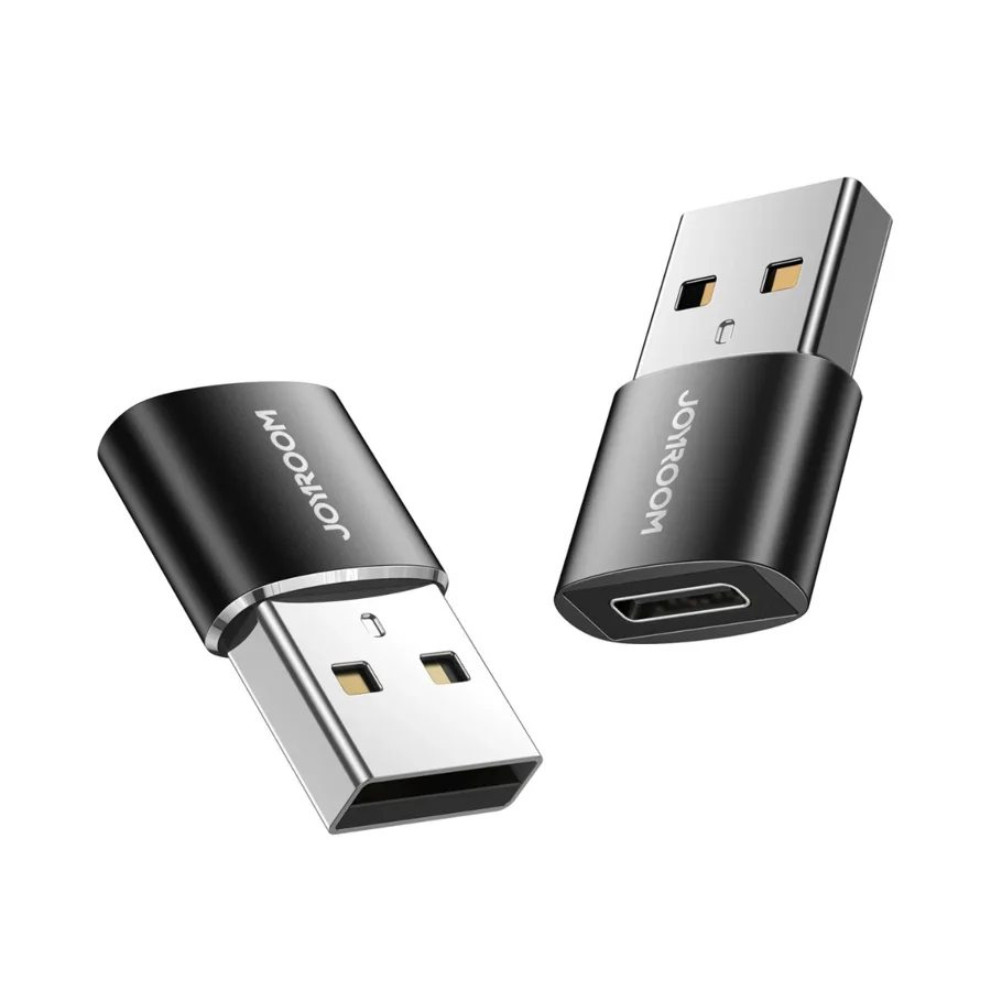 محولات وموزعات JOYROOM — JOYROOM S-H152 USB Male to Type-C Female Adapter- 2pcs