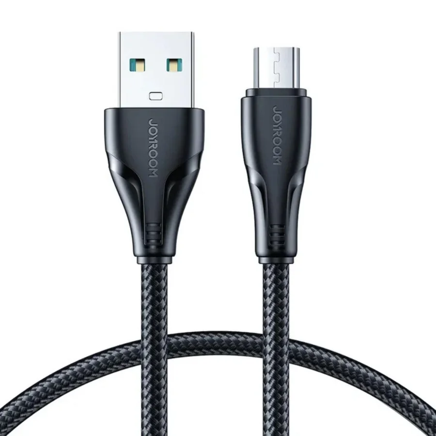 كابلات ومحولات شحن JOYROOM — JOYROOM S-UM018A11 Micro USB Nylon Braided Cable
