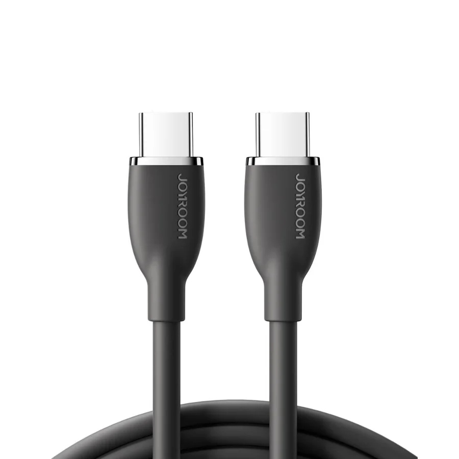 كابلات ومحولات شحن JOYROOM — JOYROOM SA29-CC5 Type-C to Type-C 100W Silicone Cable