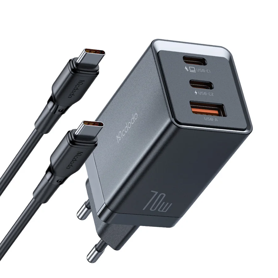 شواحن حائط McDodo — MCDODO CH-1543 67W Gan Charger 2m PD Cable