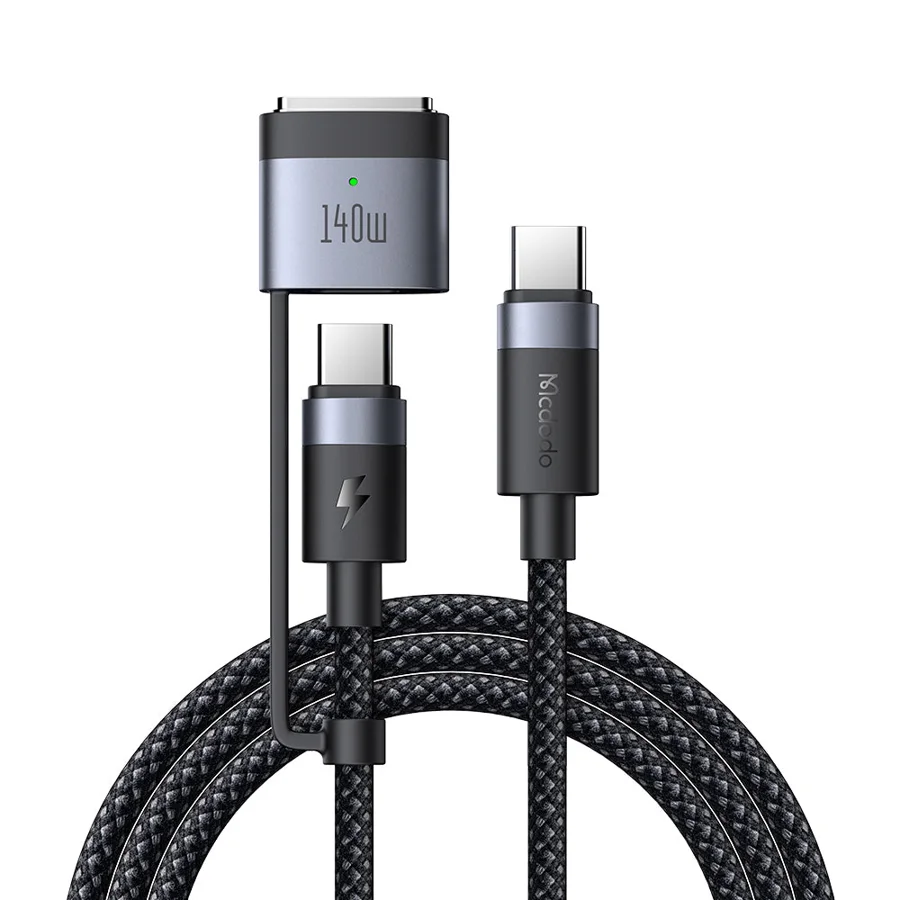 كابلات ومحولات شحن McDodo — MCDODO CA-0140 Multi Port 240/140W MagSafe 3 Cable 2m