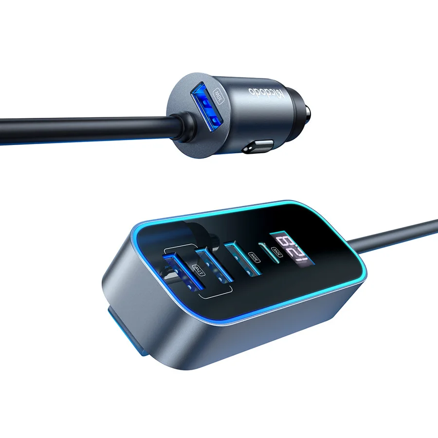 شواحن سيارة McDodo — MCDODO CC-1900 107W PD Car Charger With Extension