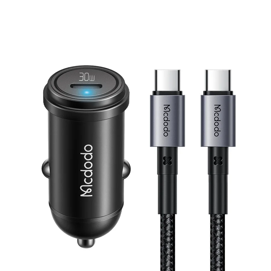 شواحن سيارة McDodo — MCDODO CC-7493 30W PD Car Charger With Cable Type-C