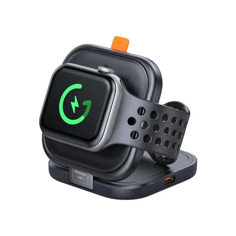 شواحن لاسلكية McDodo — MCDODO CH-216 15W 2-in-1 Foldable Magnetic Wireless Charger
