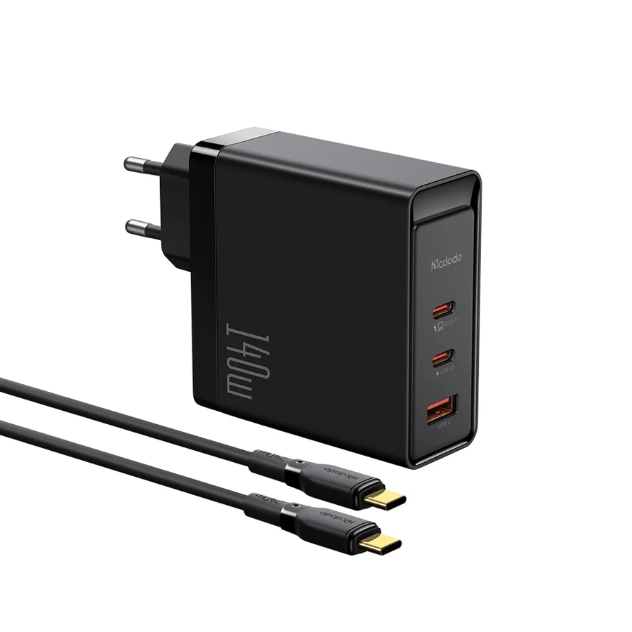 شواحن حائط McDodo — MCDODO CH-2913 140W Gan Charger 240W Cable