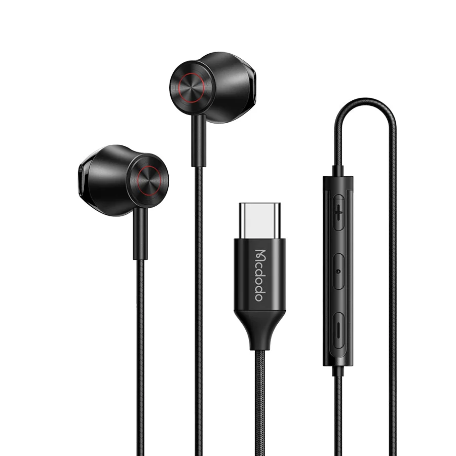 سماعات لاسلكية McDodo — MCDODO HP-4070 Type-C Earphone