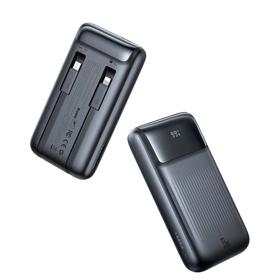 باور بانك McDodo — MCDODO MC-0231 33W 10000mAh Built in Cables Power Bank