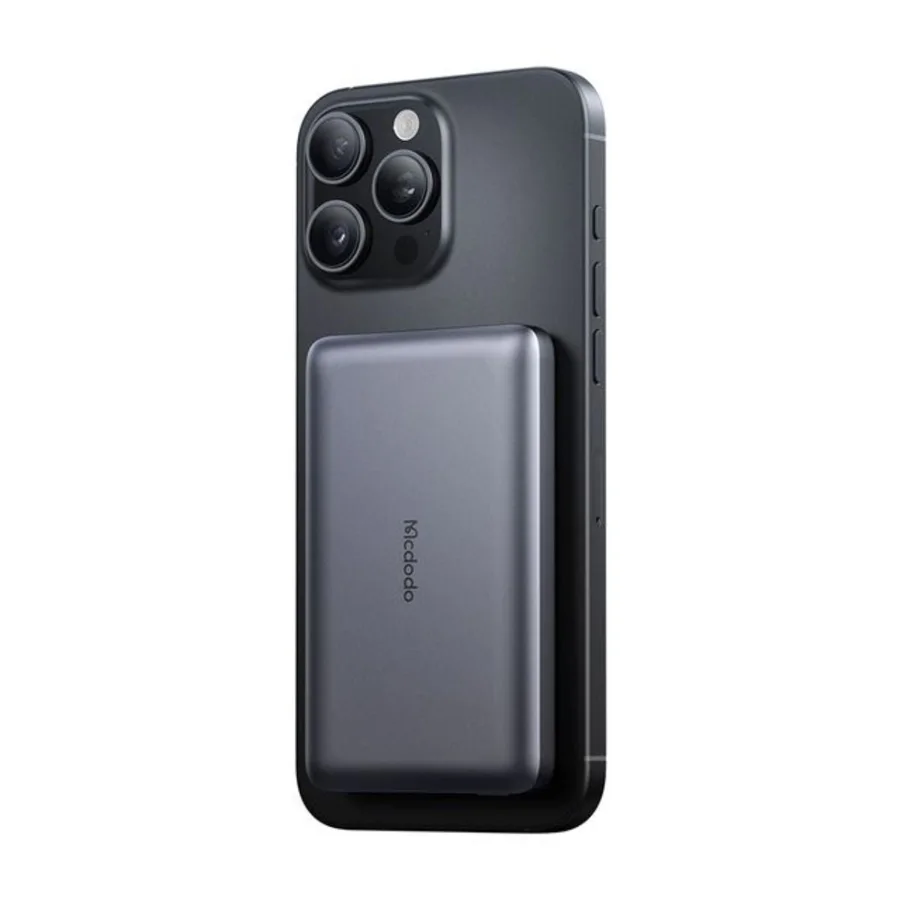 باور بانك McDodo — MCDODO MC-4651 20W Magnetic Wireless Metal Ultra-Thin 10000mAh 1C Power Bank