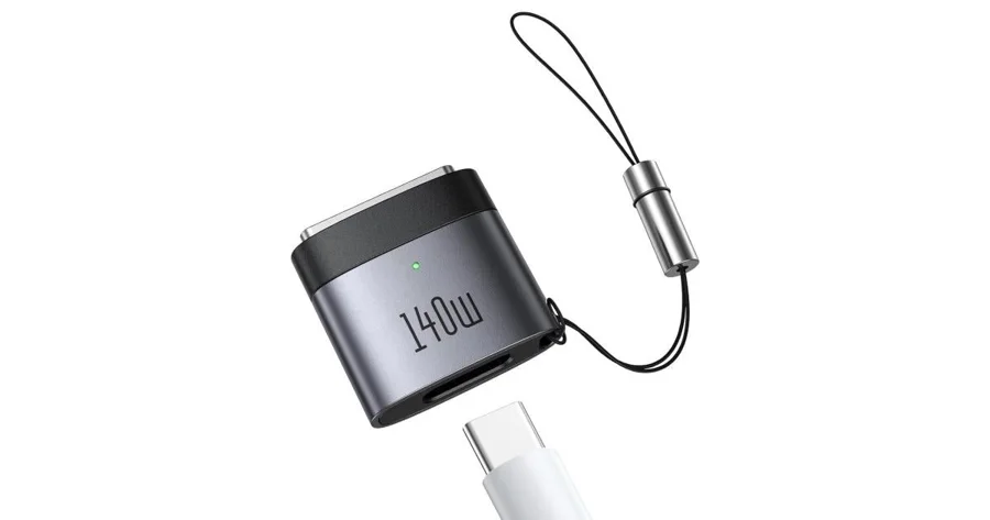 محولات وموزعات McDodo — MCDODO OT-6850 140W USB-C to MagSafe 3 Portable Adapter