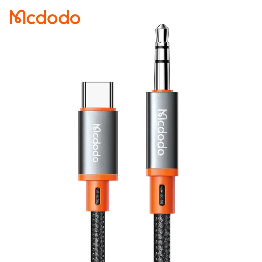 كابلات ومحولات صوت McDodo — MCDODO CA-0820 Type-C to 3.5mm AUX Cable 1.2m