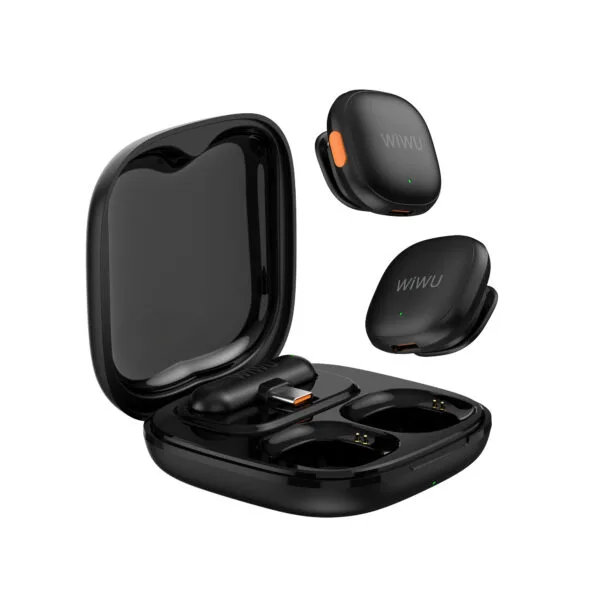 ميكروفون لاسلكي WIWU Wi-WM006 — WiWU Wi-WM006 Duo Wireless Microphone - Pro-Level Audio Made Easy