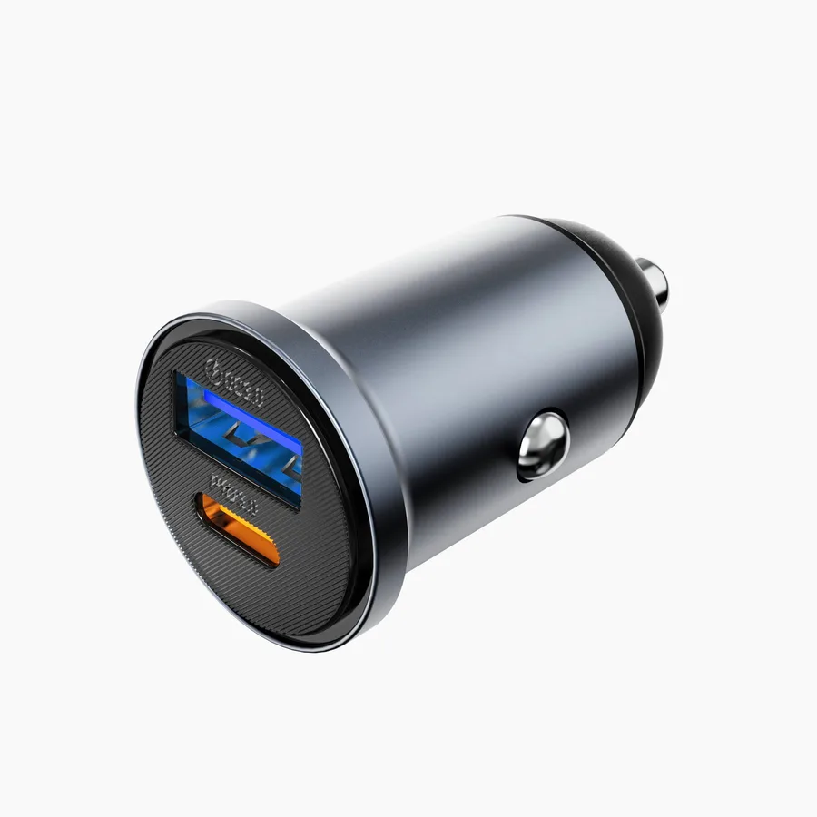 إكسسوار للسيارة WIWU — WIWU 35W Nano Lite A+C Fast Car Charger Wi-CC030