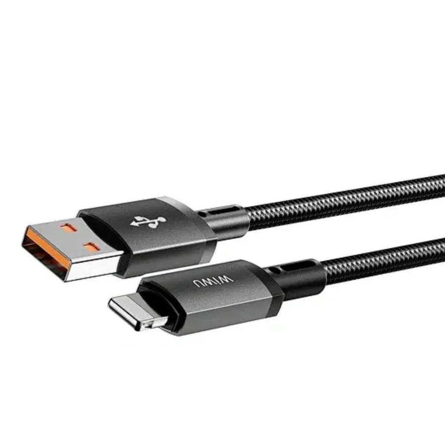 كابل شحن WIWU — WiWU 1M Aluminum alloy Nylon braided TitanLink Charging Cable