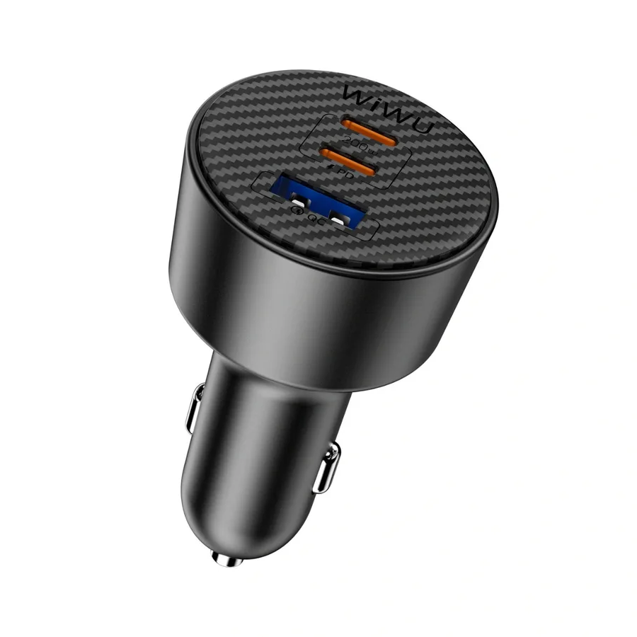 إكسسوار للسيارة WIWU — WIWU 200W Triple‑Port Car Charger