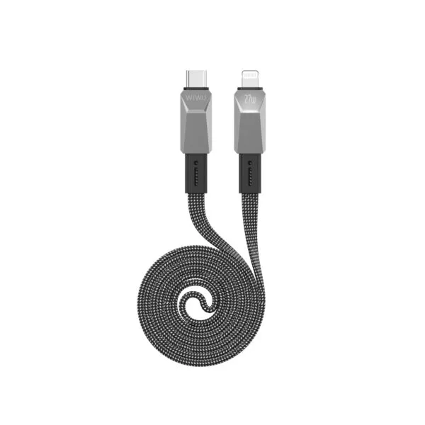 كابل شحن WIWU Wi-C077 — WiWU 27W Cyberlink USB-C to Lightning Magnetic Cable (1M) - Wi-C077 C-L
