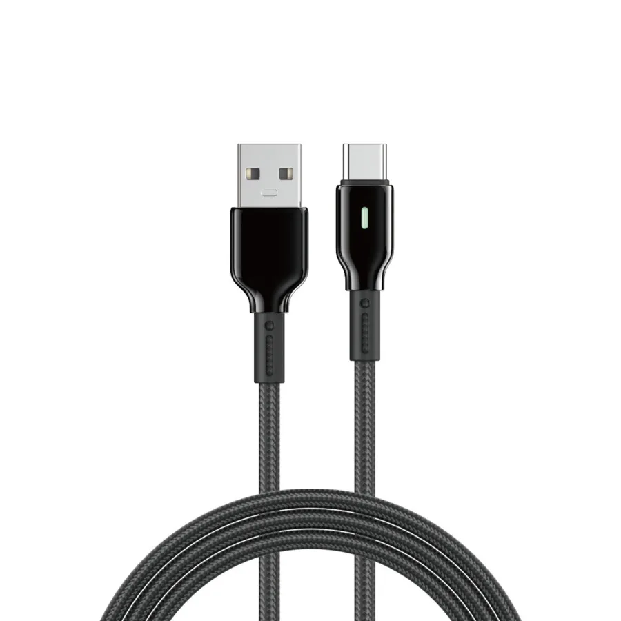 كابل شحن WIWU — WiWU Duralink Series Nylon Braided Cable Wi-C074 (1m)