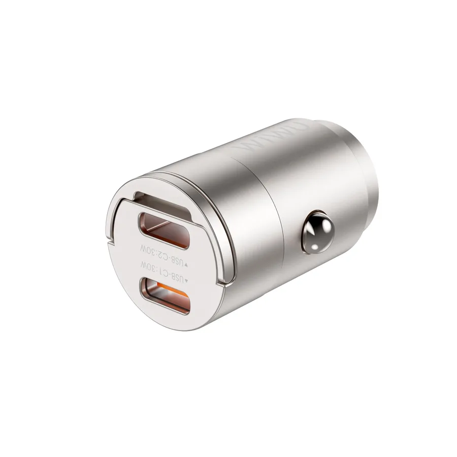 إكسسوار للسيارة WIWU — WIWU 30W Nano Dual C Fast Car Charger Wi- QC029