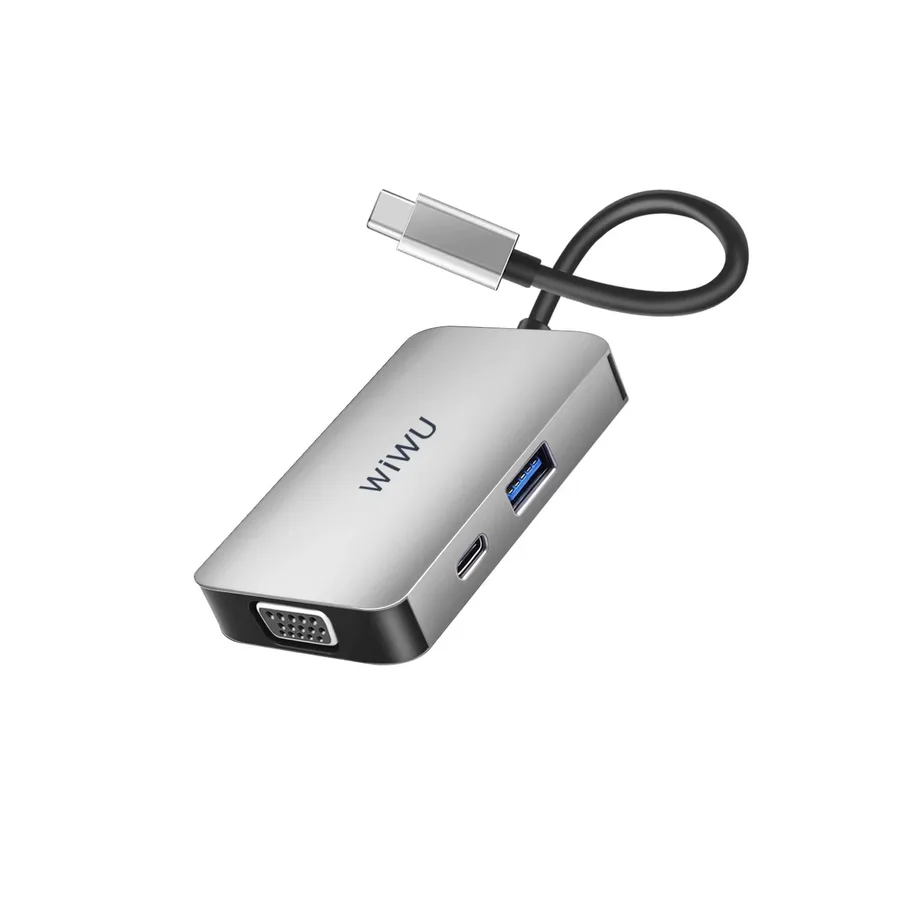 إكسسوار للابتوب WIWU — WiWU Alpha 513HVP 5 in 1 Type-C Hub
