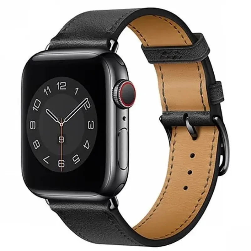 سوار ساعة WIWU Attelage Genuine Leather Watch Band for Apple Watch