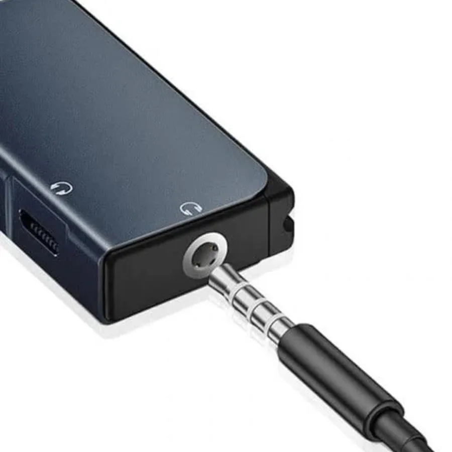 WIWU LT02 Pro Audio Adapter Type-C To Type-C & 3.5mm