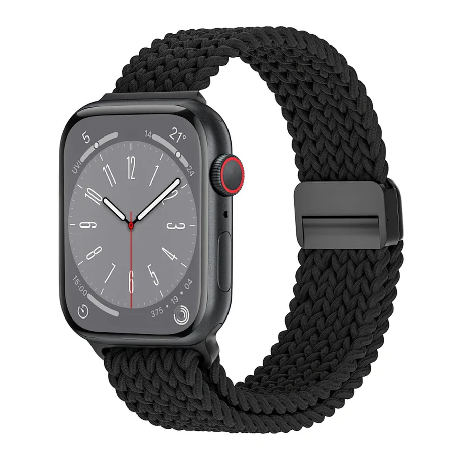 إكسسوار للساعة WIWU — WIWU Braided Magnetic Apple Watch Band
