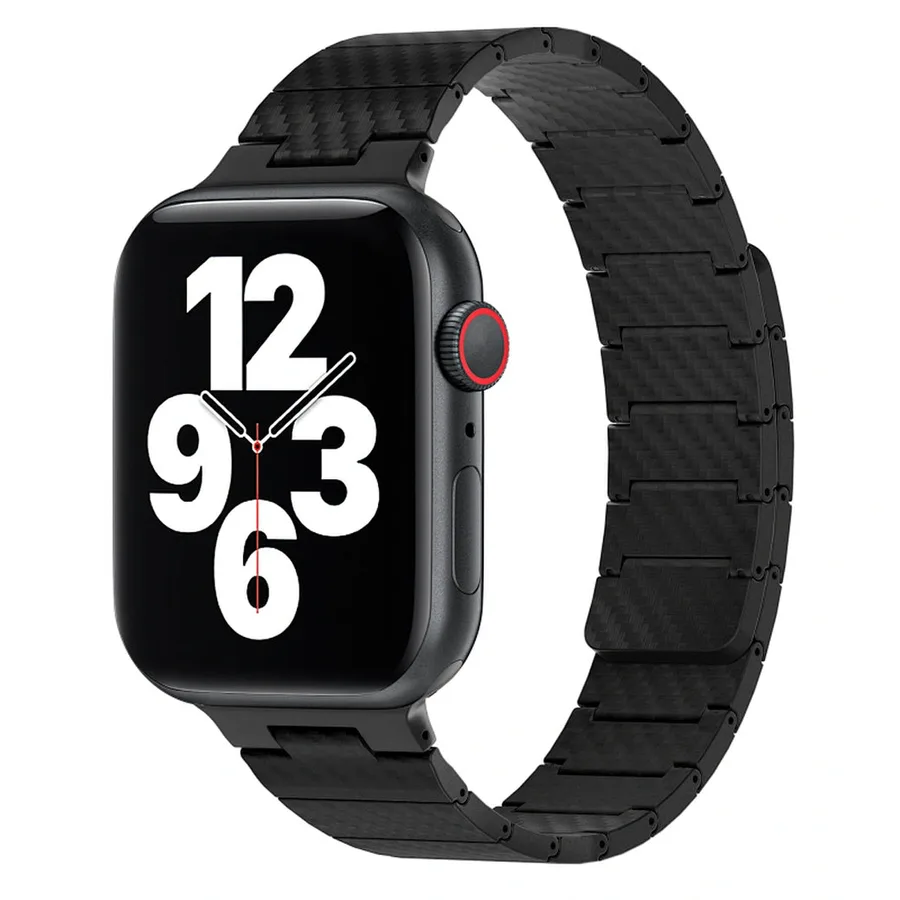 إكسسوار للسيارة WIWU — WIWU Carbon Fiber Magnetic Apple Watch Band