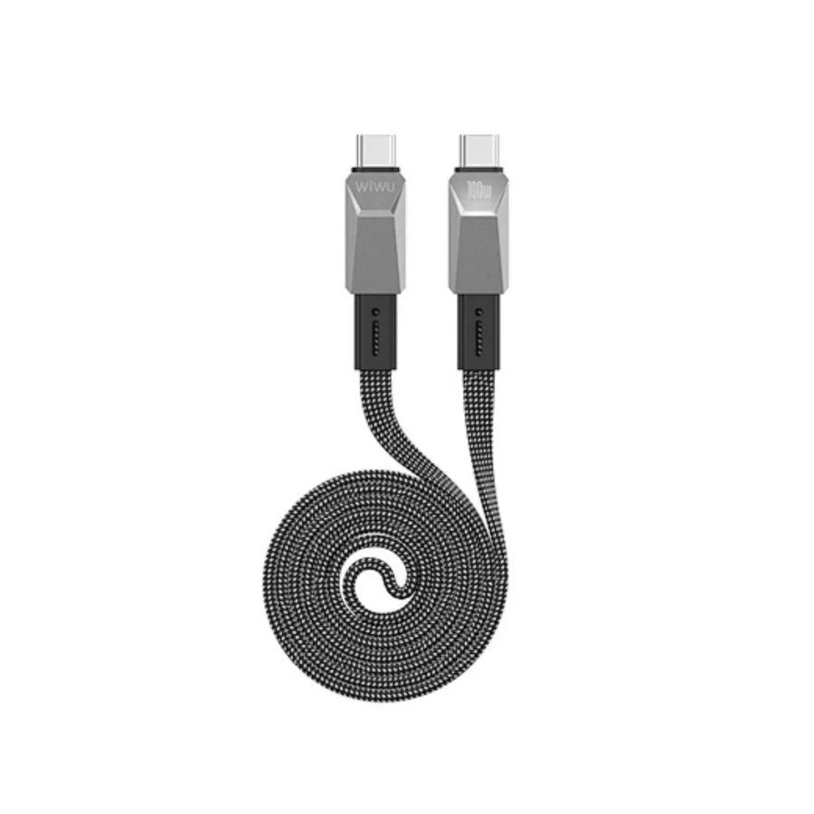 كابل شحن WIWU — WiWU Cyberlink 100W Magnetic USB-C to USB-C Cable