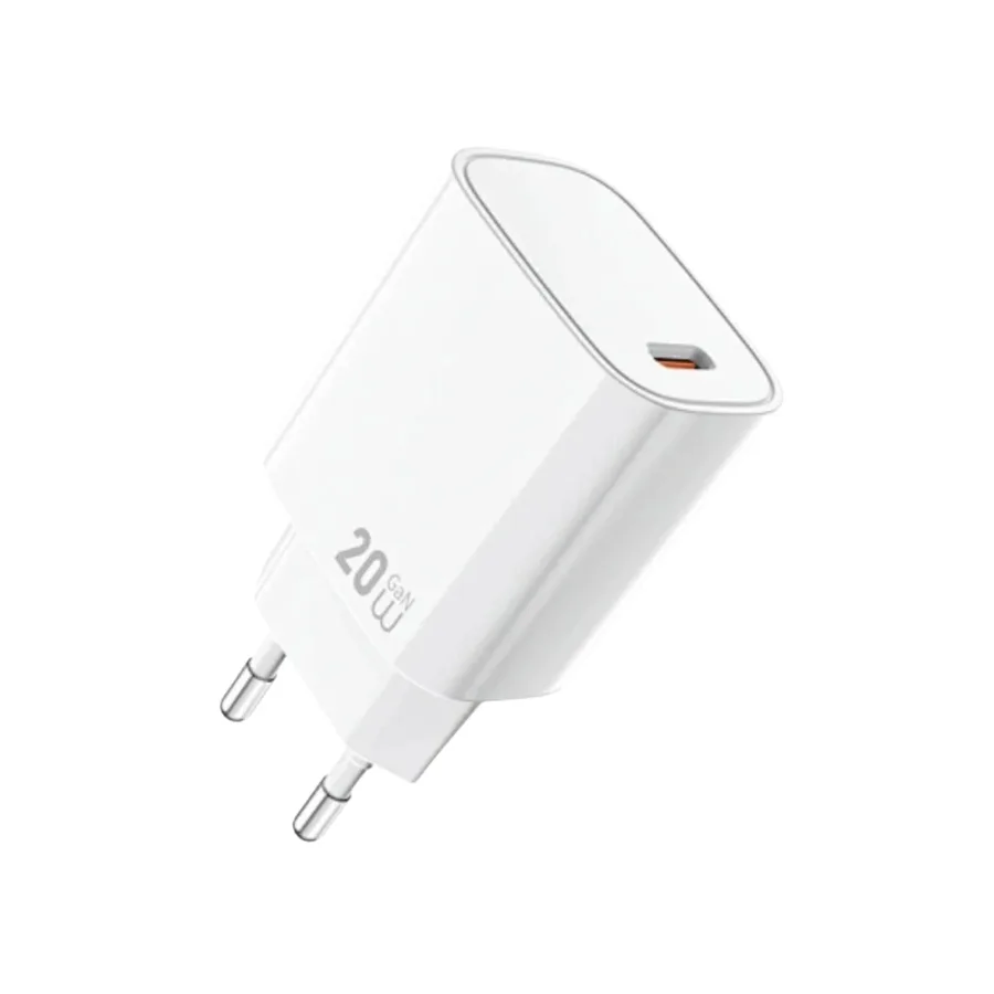 شاحن أو محول طاقة WIWU — WiWU Essen GaN Fast Charger Adapter (20W) Wi-G007