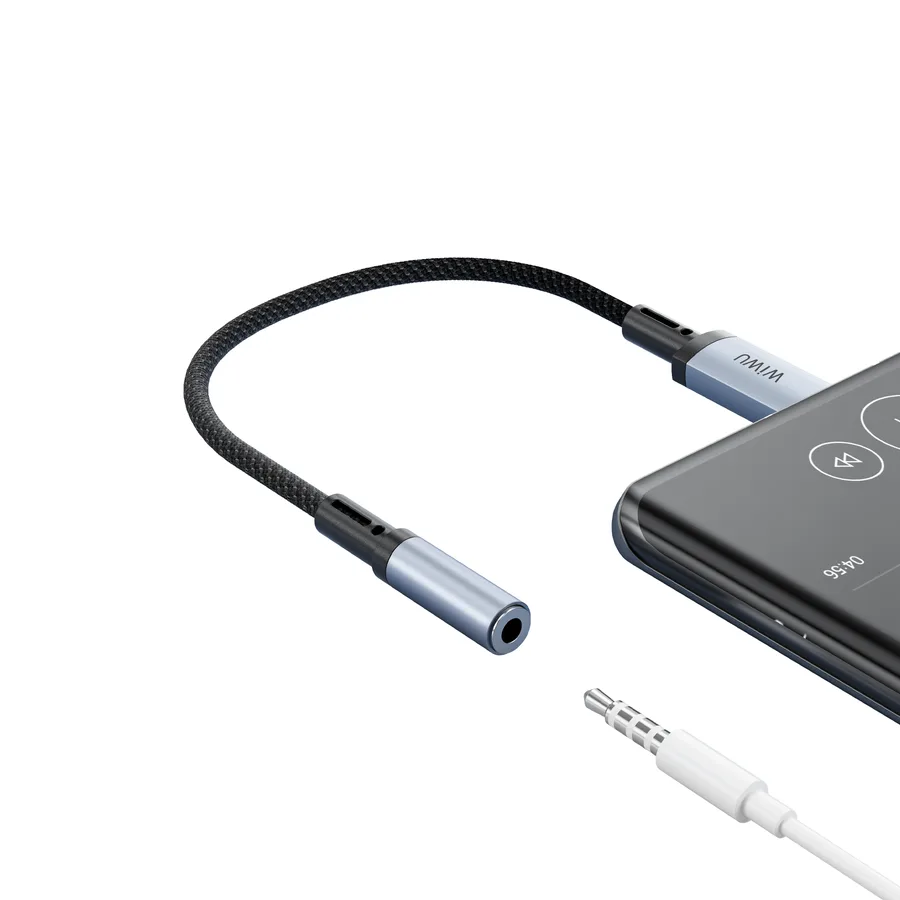 إكسسوار صوتي WIWU — WIWU Legend Audio Convertor To 3.5mm aux