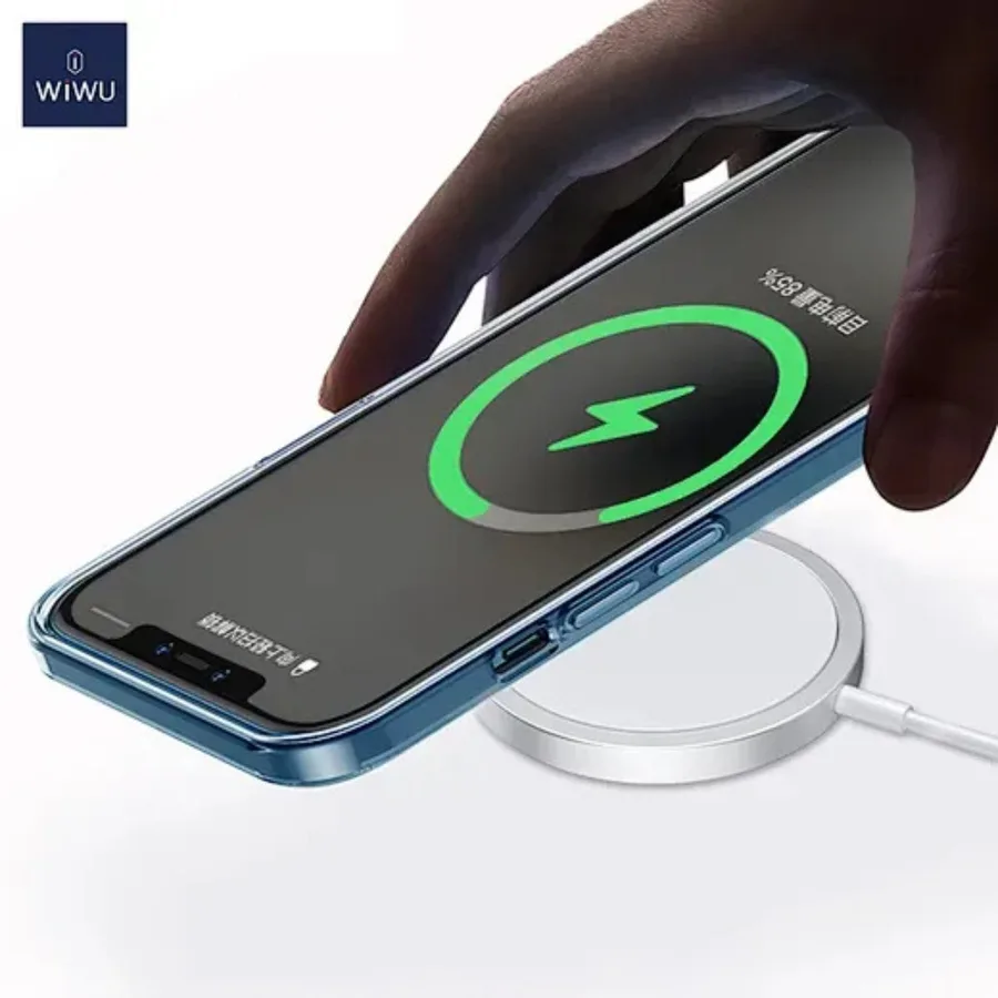 شاحن أو محول طاقة WIWU — WiWU Magsafe Wireless Charger (15W) M5