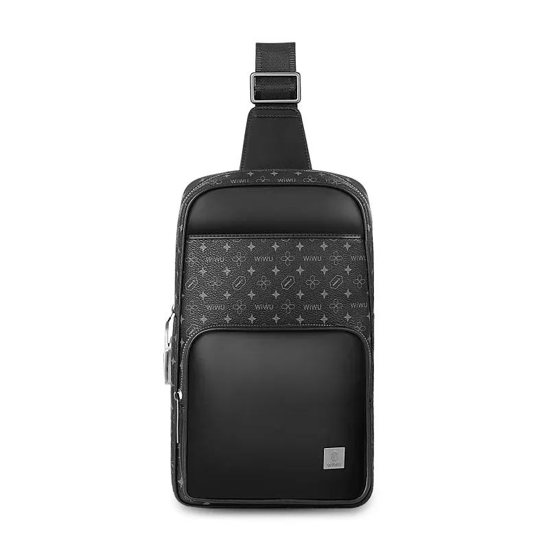 حقيبة أو حافظة WIWU — WIWU Master Fingerprint Lock Crossbody Chest Bag