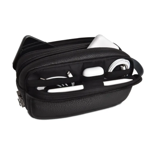 حقيبة تنظيم WIWU Salem Anti-Theft Travel Pouch — WiWU Salem Anti-Theft Travel Pouch - Secure 3-Layer Organizer with RFID Protection