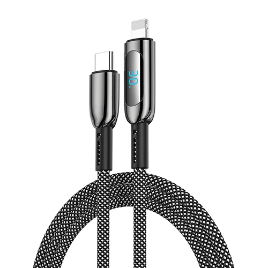 كابل شحن WIWU — WiWU Starlight Sow Zinc Alloy USB-C to Lightning Cable Wi-CO41
