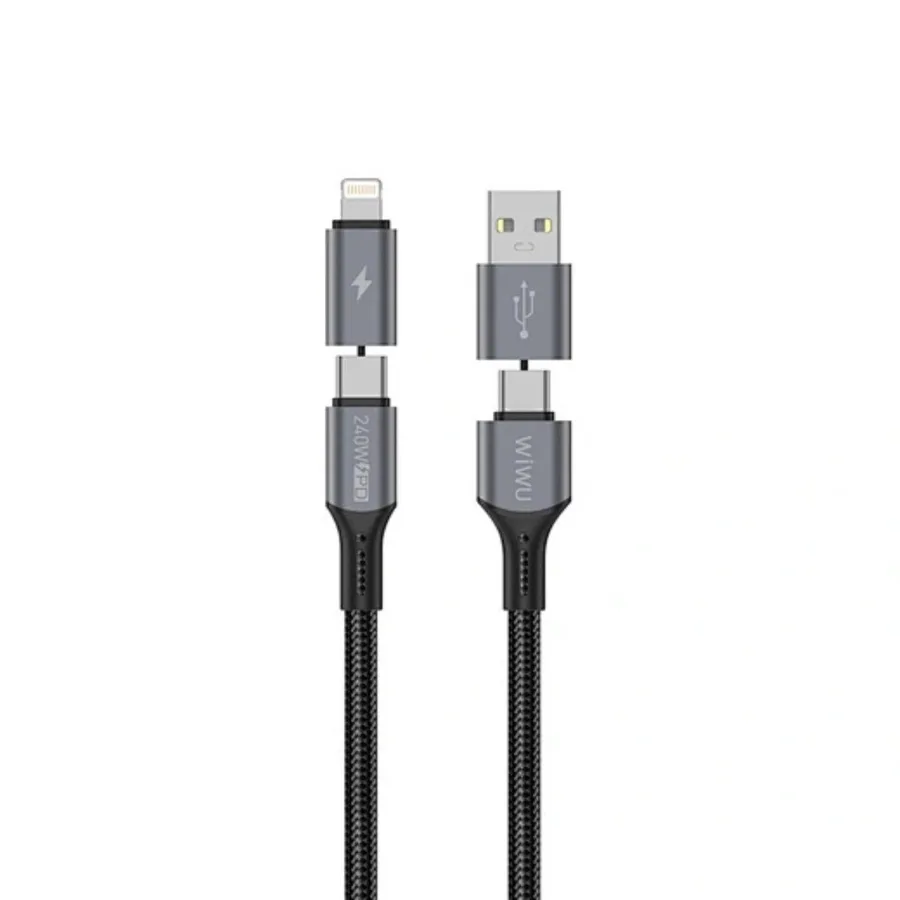 WiWU Cyberlink Magnetic USB-C to Lightning Cable