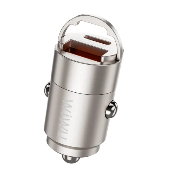 شاحن سيارة WIWU Wi-QC028 — WiWU Wi-QC028 30W Nano A+C Fast Car Charger