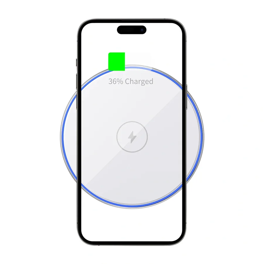 شاحن أو محول طاقة WIWU — WIWU Wi-W012 Transparent Charging Pad