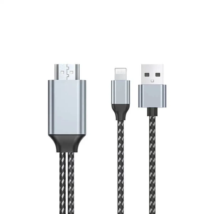 كابل شحن WIWU — WIWU X7i Plug & Play Lightning To HDMI Cable